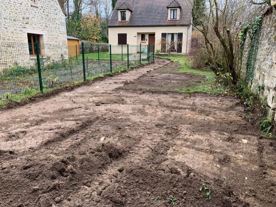 terrassement chemin acces maurecourt